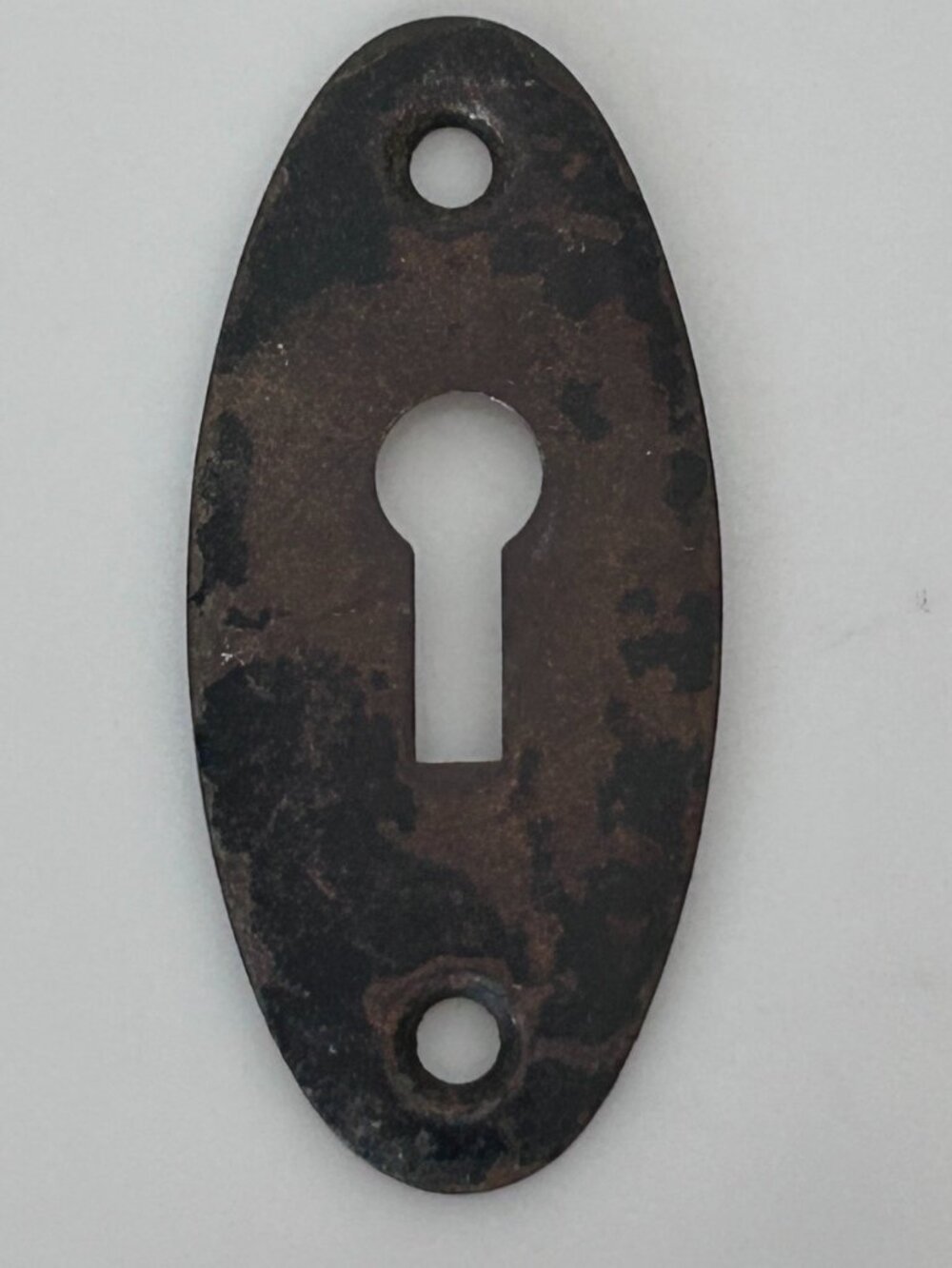 Vintage Metal Keyhole Plate